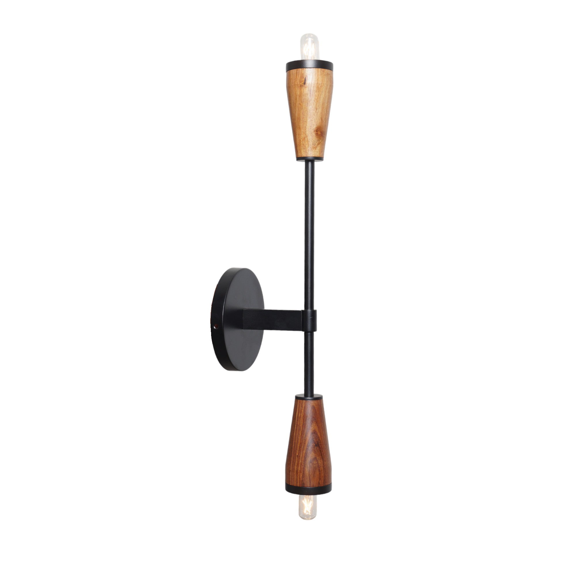 Altona Bare-Bulb Double Sconce - Doozie Light Studio