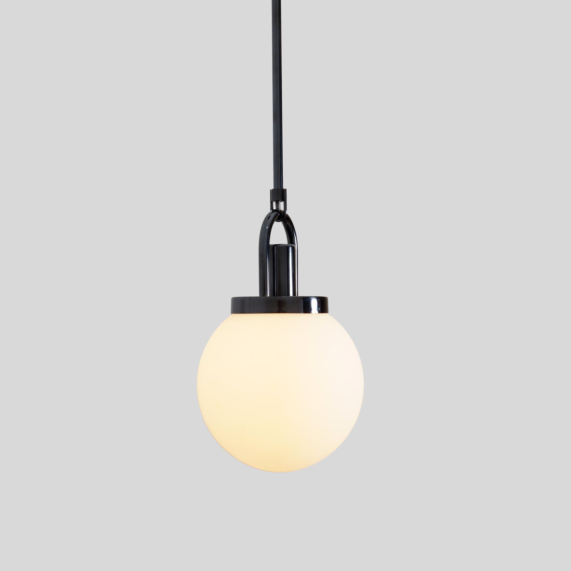 Contemporary Arc Globe Pendant 8" - Doozie Light Studio