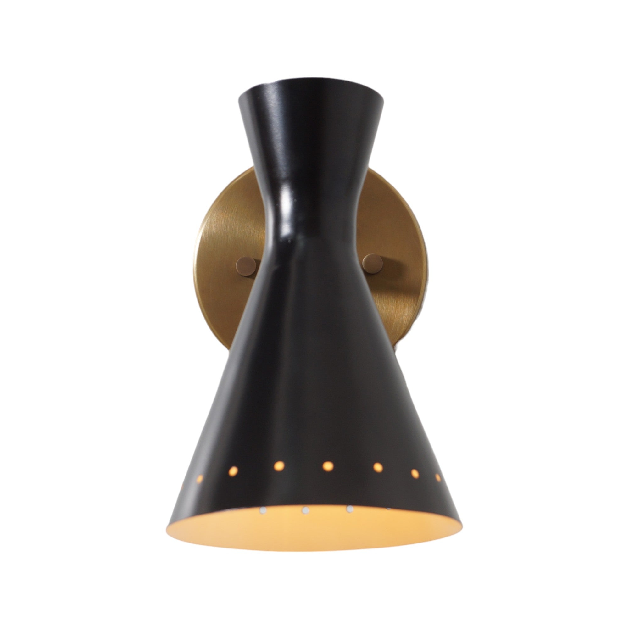 Perforated Pivot Wall Sconce - Doozie Light Studio