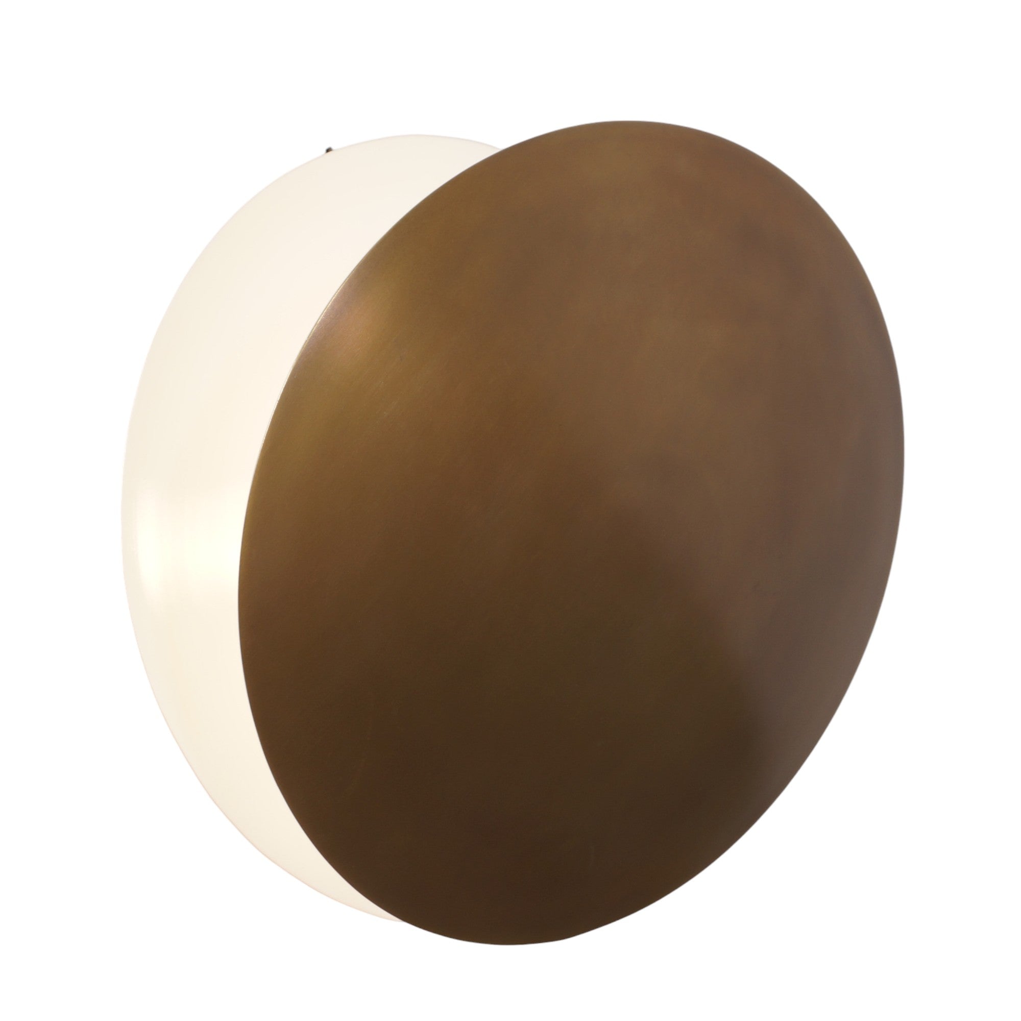Modern Brass Moon Wall Sconce - Doozie Light Studio