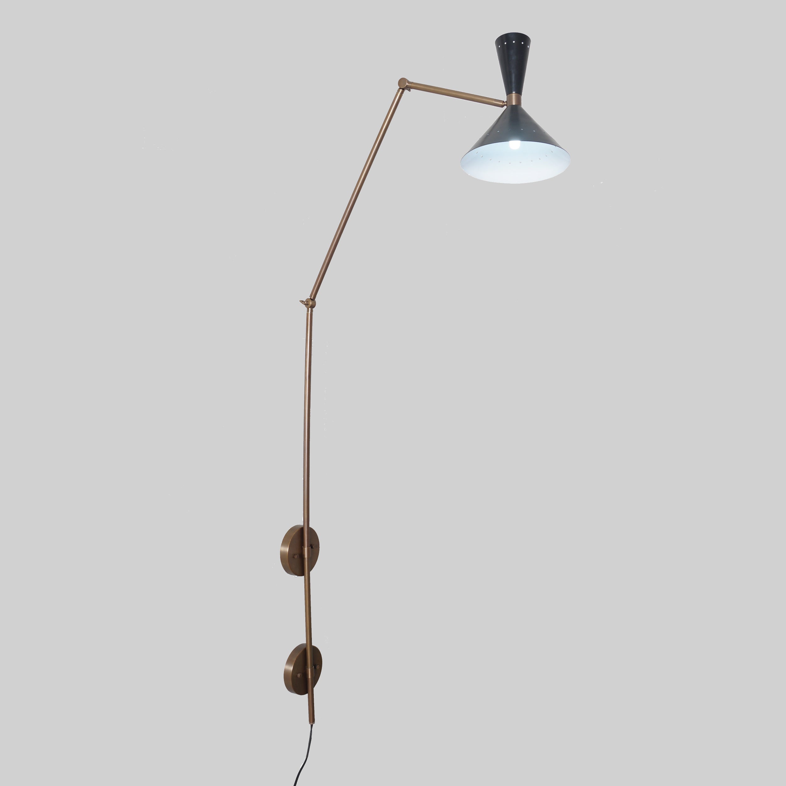 Swing Arm Industrial Wall Lamp - Doozie Light Studio