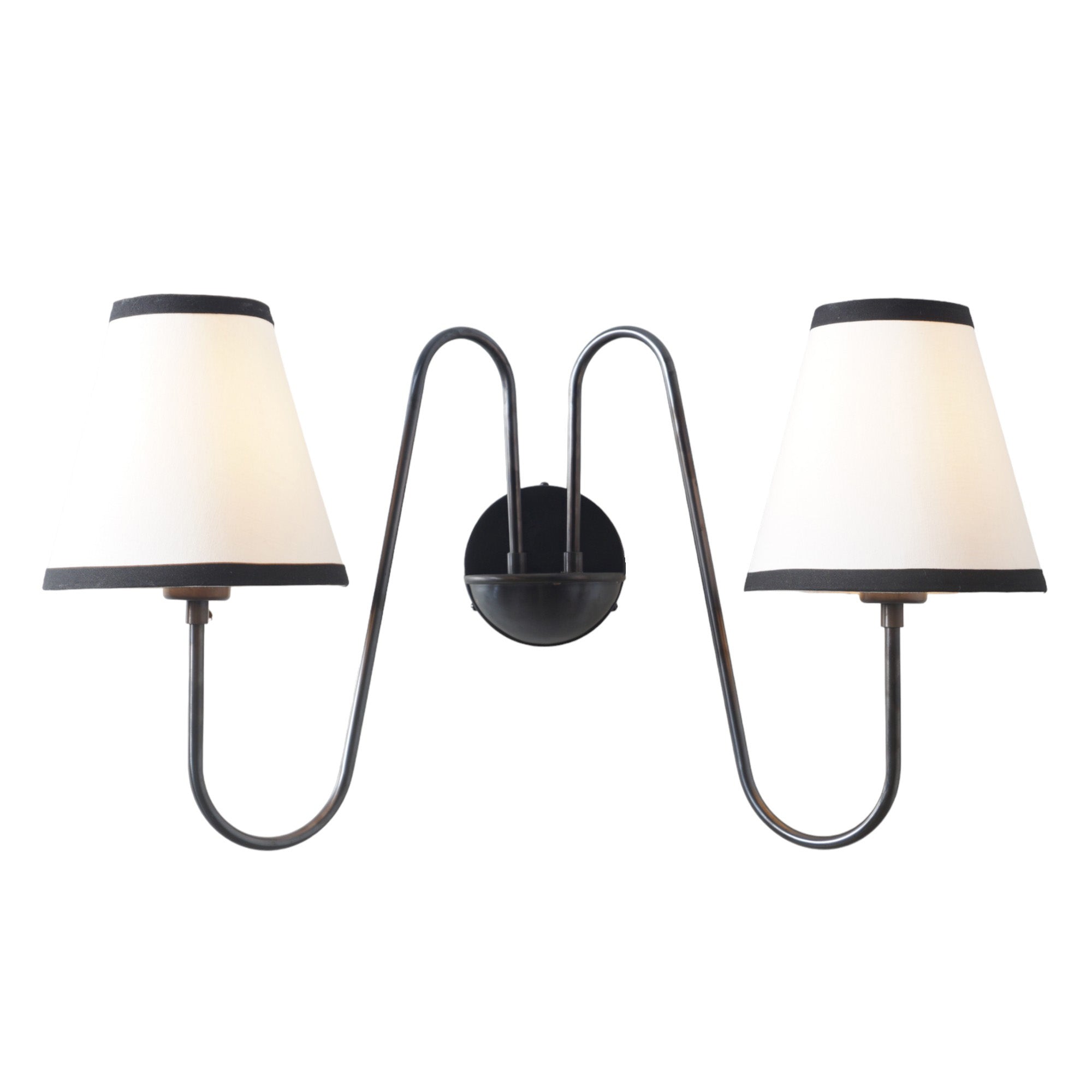 Articulated Arms Brass Grace Wall Lamp - Doozie Light Studio