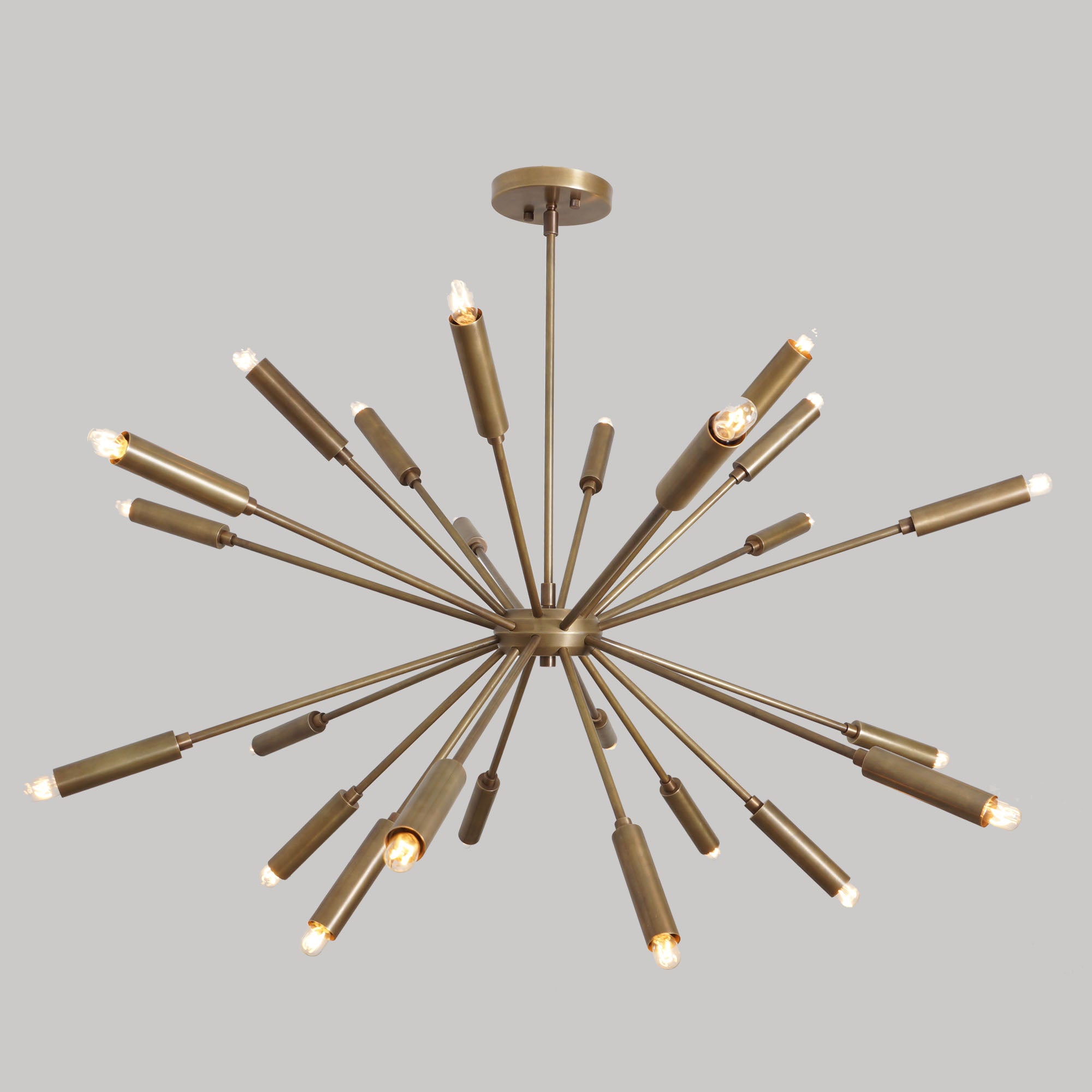 Twenty Four Light Sputnik Chandelier Light Fixture - Doozie Light Studio