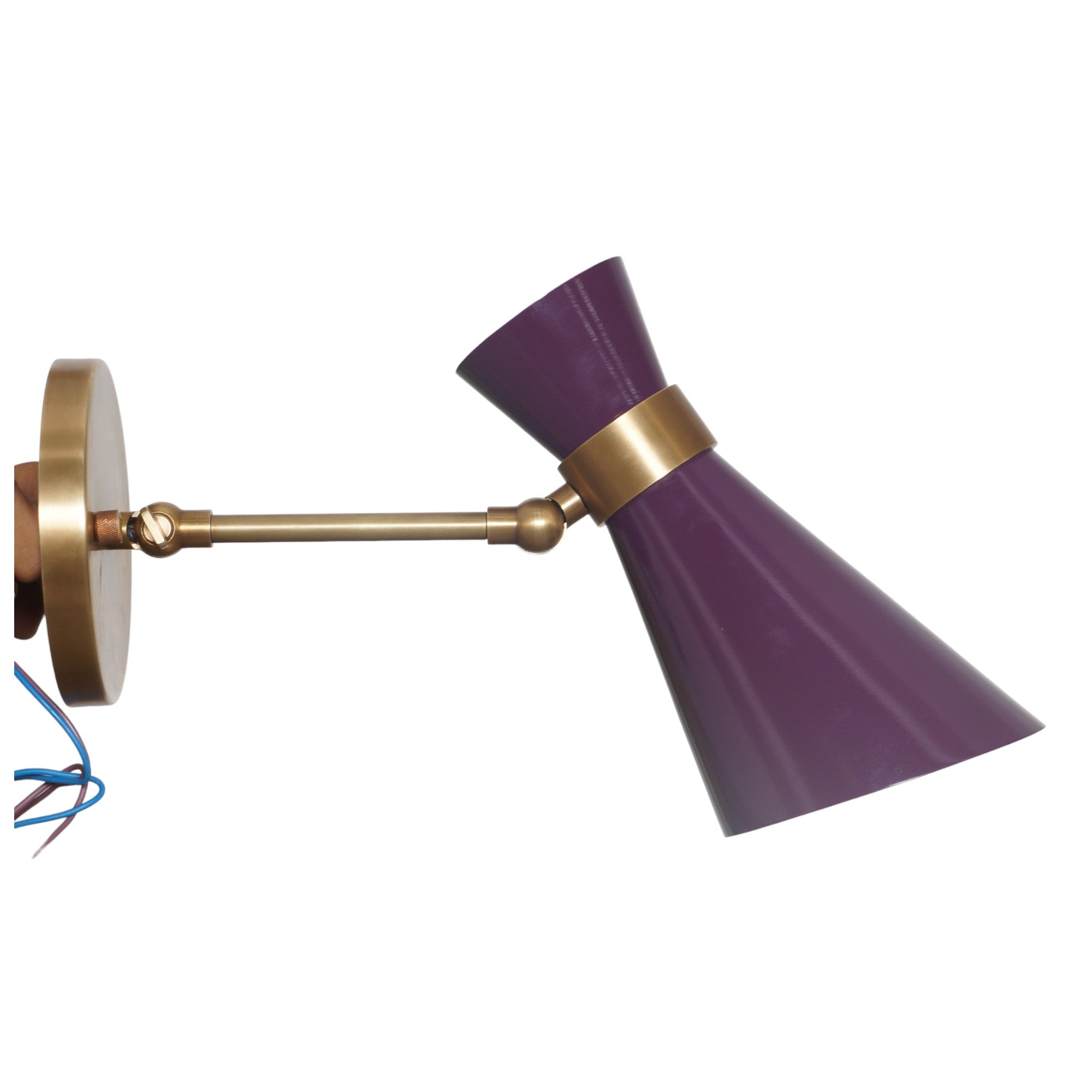Modern Brass Peggy Wall Sconce - Doozie Light Studio