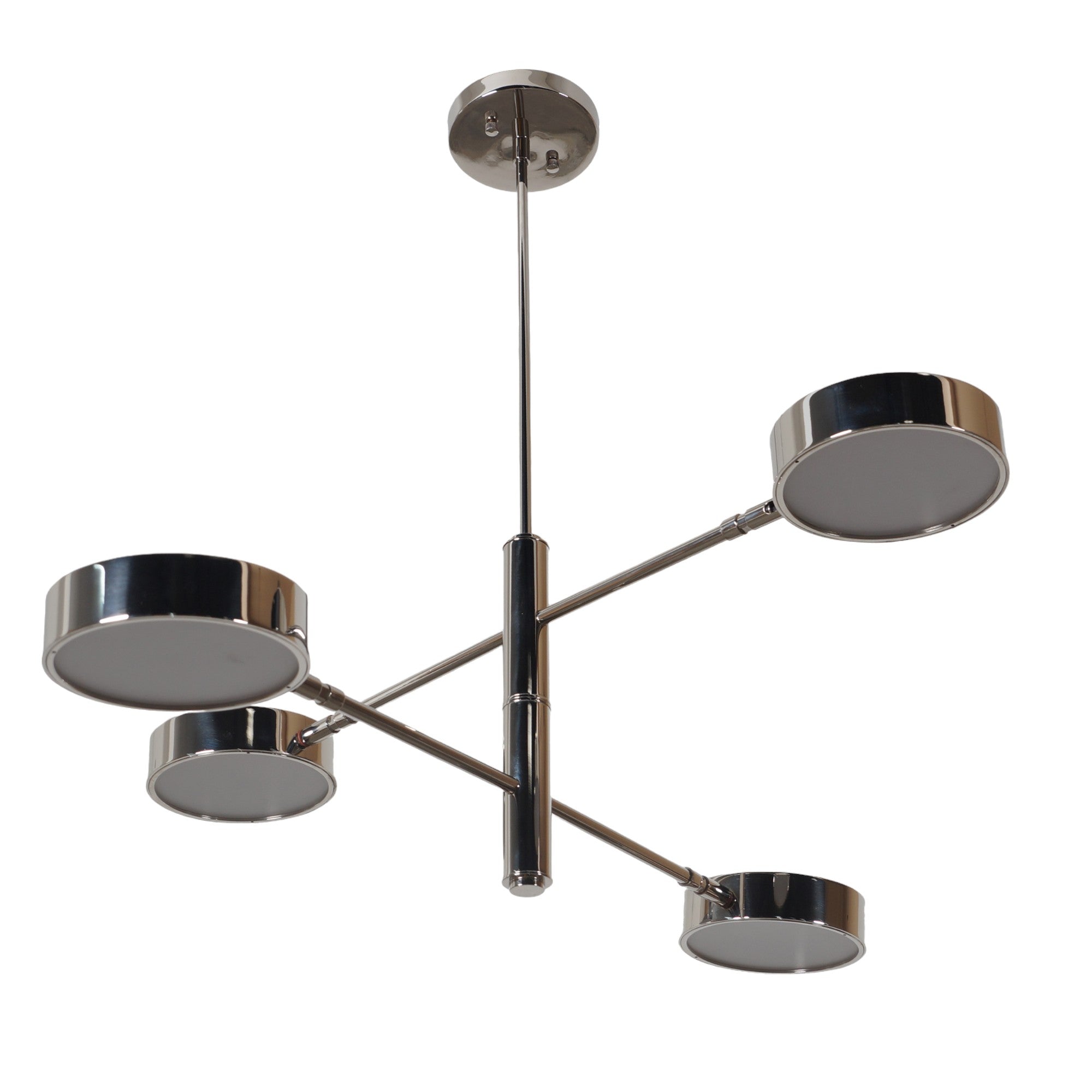 Two Tier Four Light LED Chandelier - Doozie Light Studio