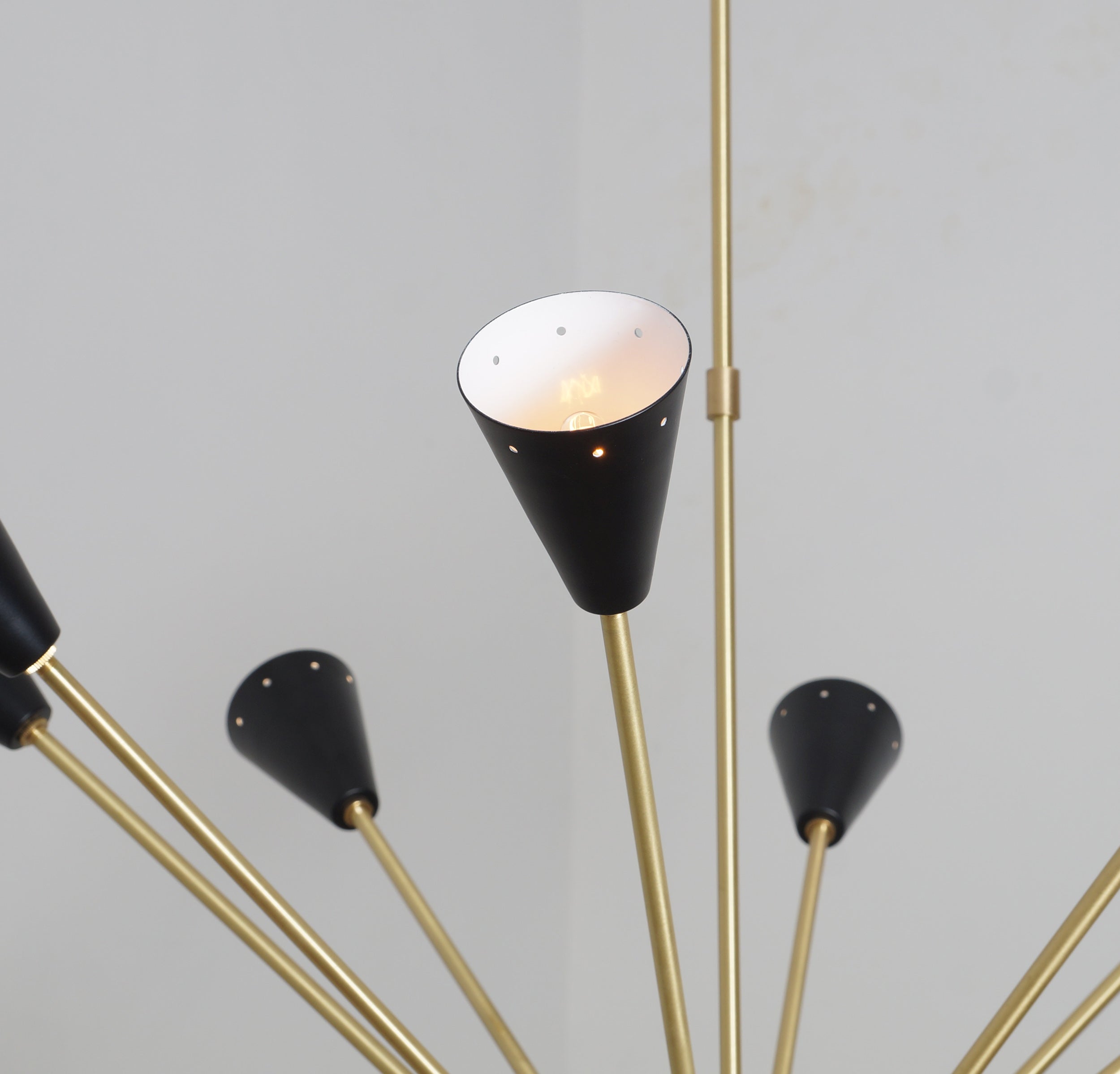Sixteen Light Sputnik Chandelier Light Fixture - Doozie Light Studio