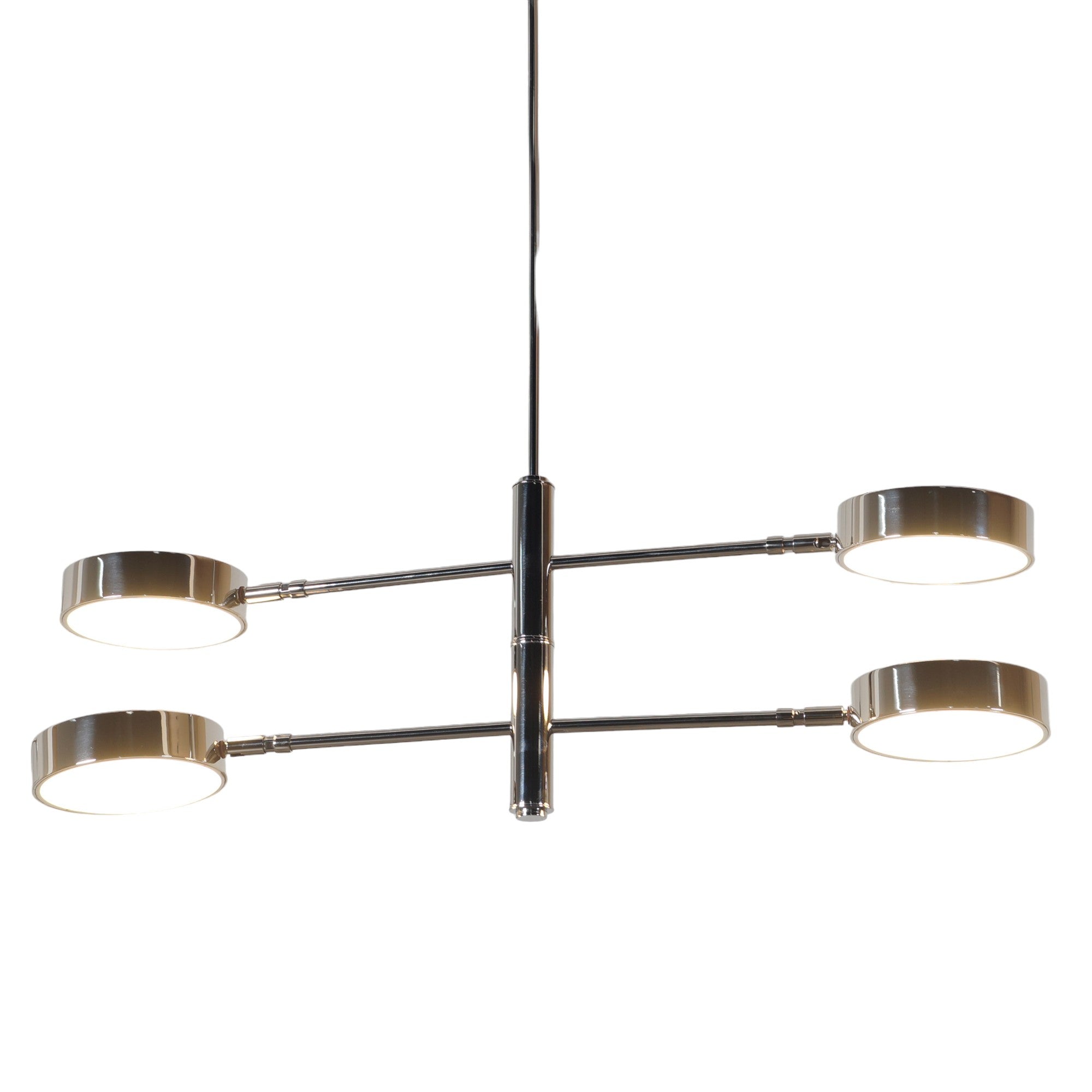 Two Tier Four Light LED Chandelier - Doozie Light Studio