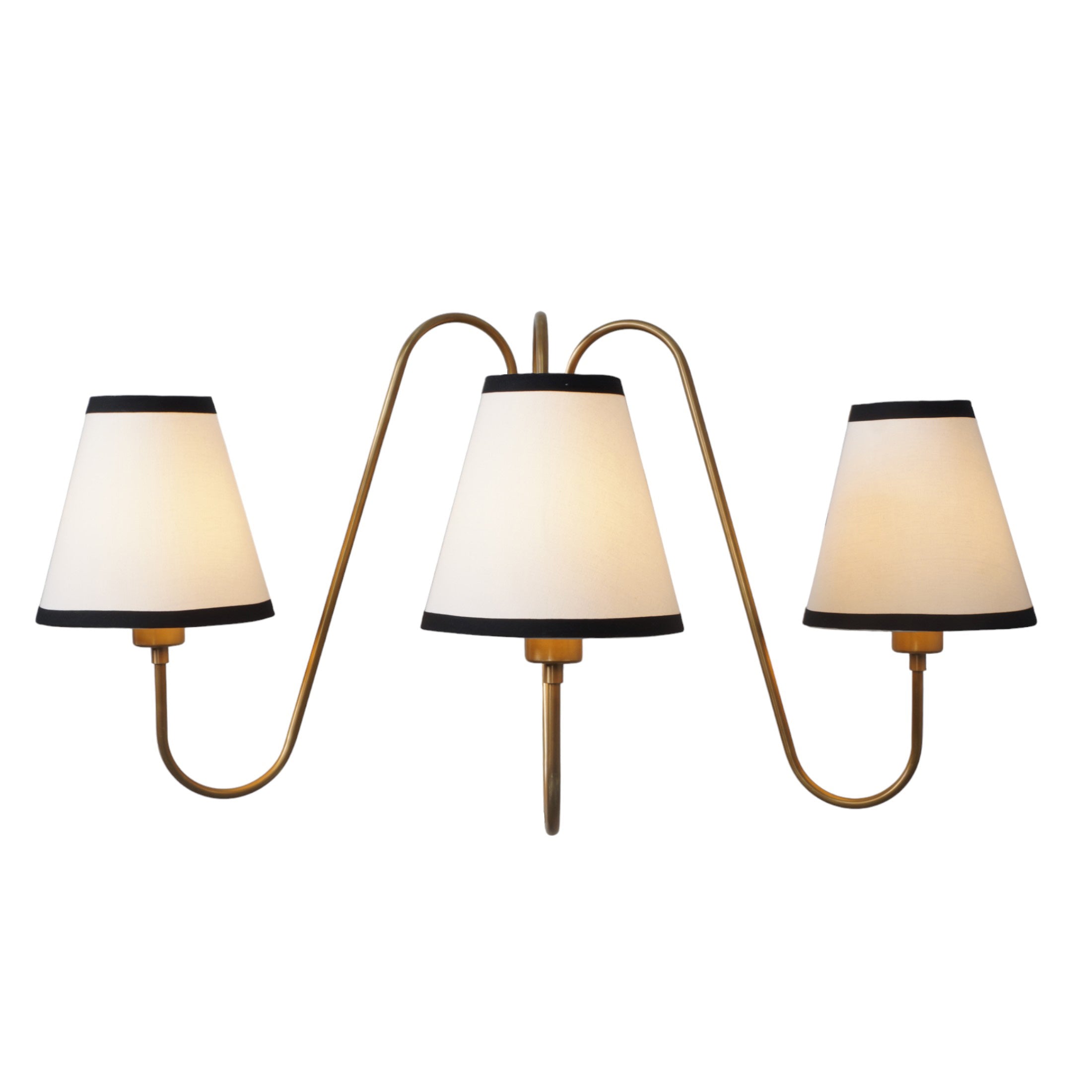 Articulated Arms Brass Grace Wall Lamp - Doozie Light Studio