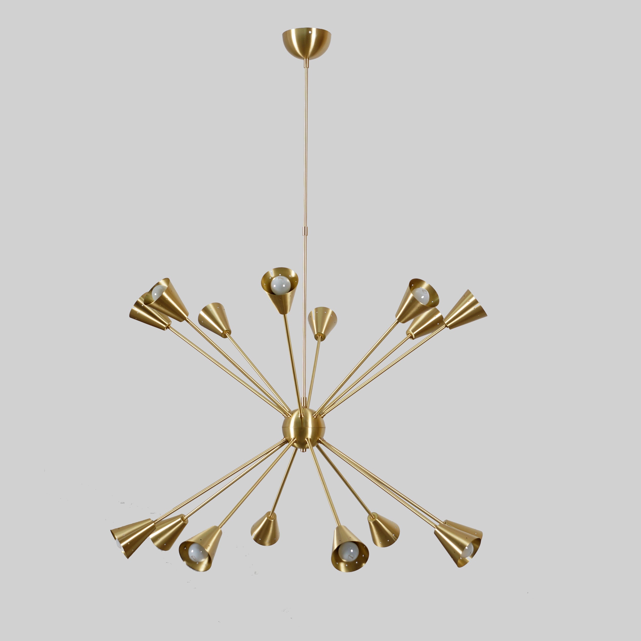 Sixteen Light Sputnik Chandelier Light Fixture - Doozie Light Studio