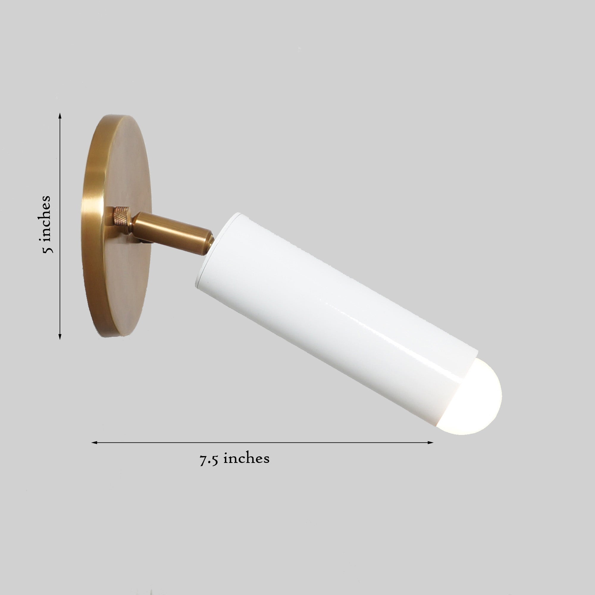 Tube Shade Wall Scone - Doozie Light Studio