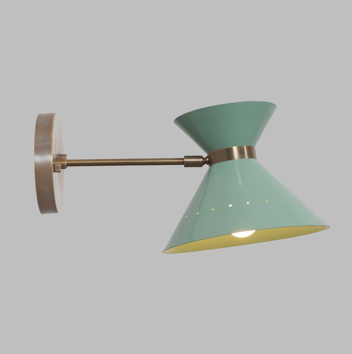 Brass Pivot Wall Sconce - Doozie Light Studio