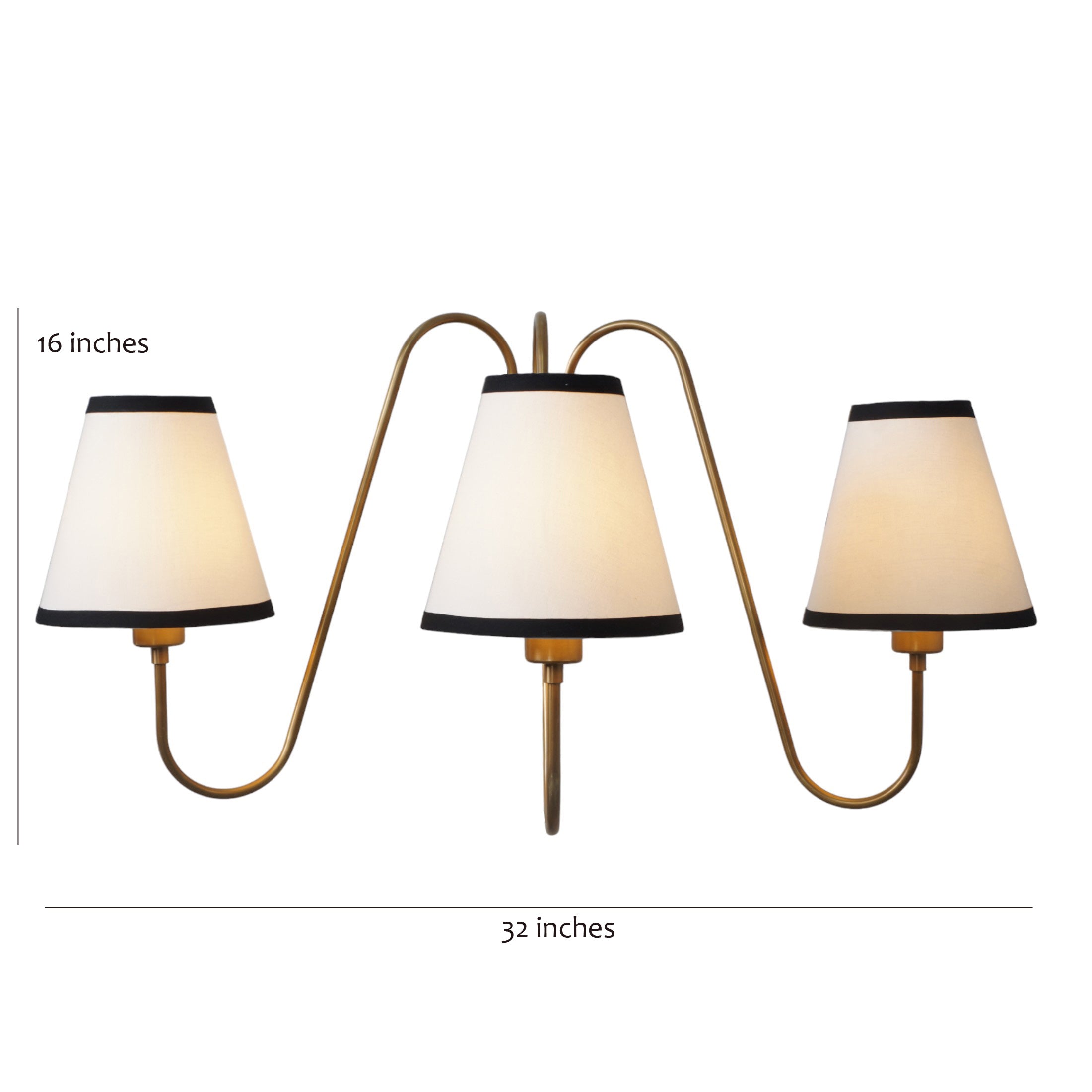 Articulated Arms Brass Grace Wall Lamp - Doozie Light Studio