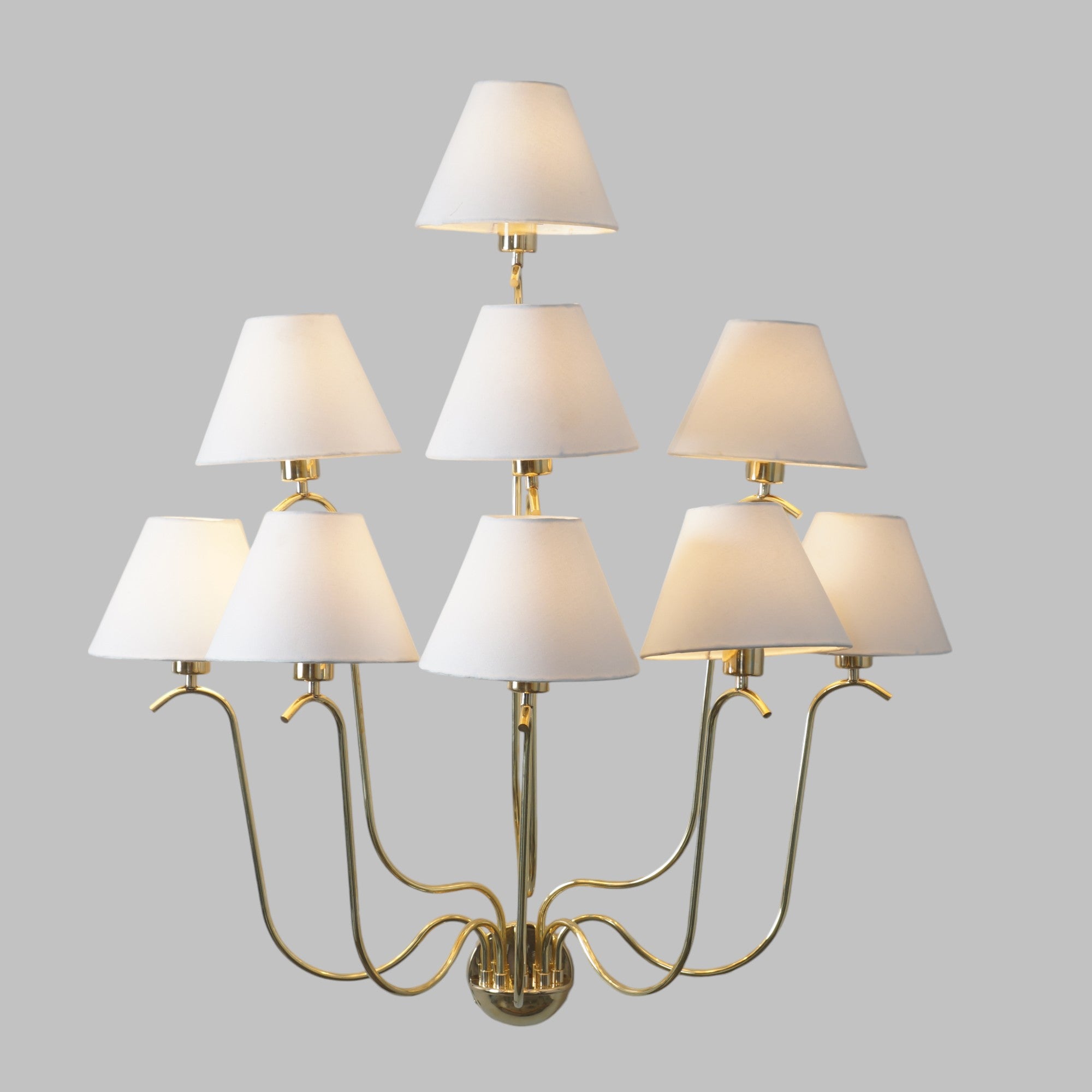 Jean Royère Bouquet 9-branched Wall Lamp - Doozie Light Studio