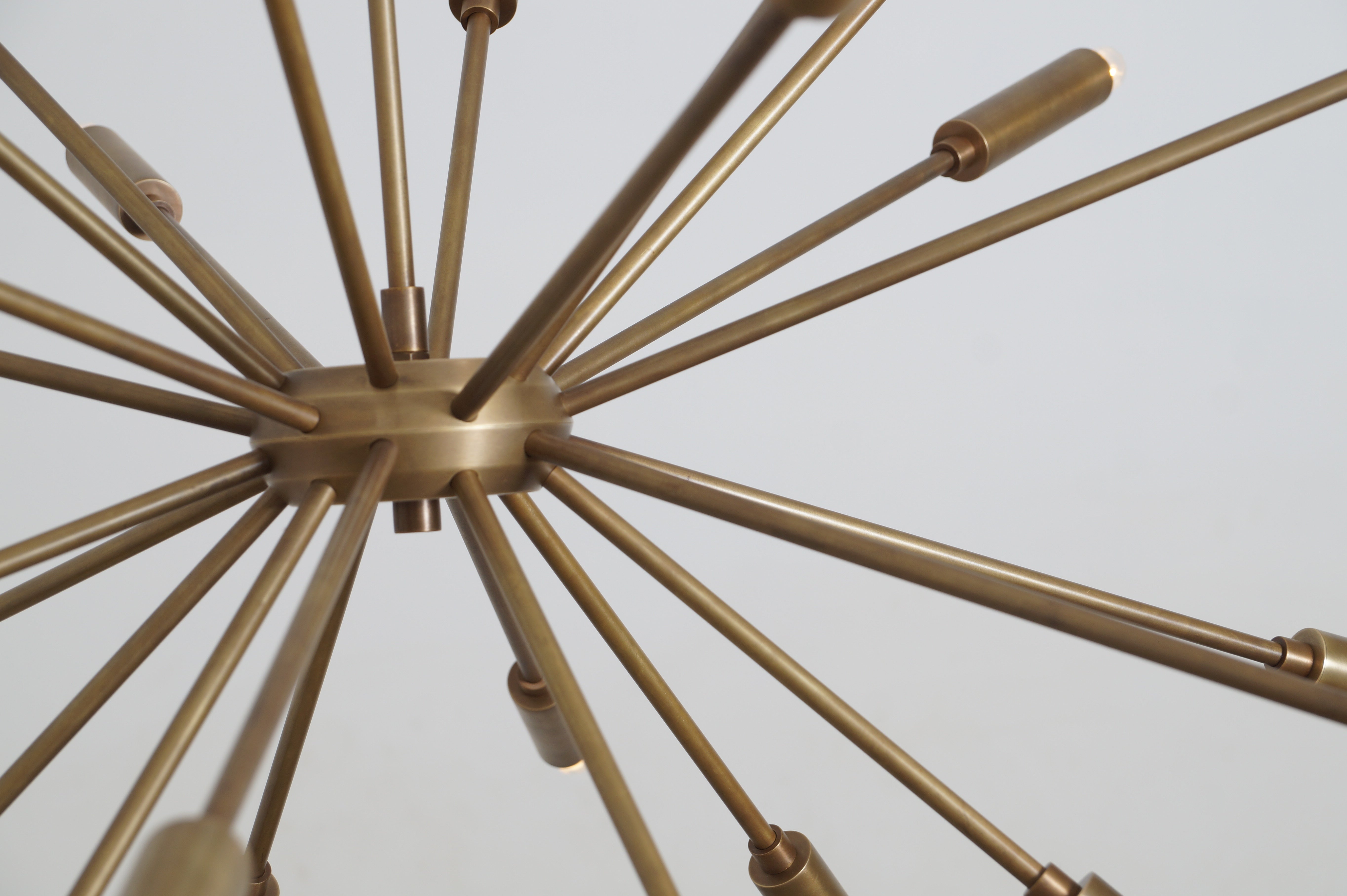 Twenty Four Light Sputnik Chandelier Light Fixture - Doozie Light Studio