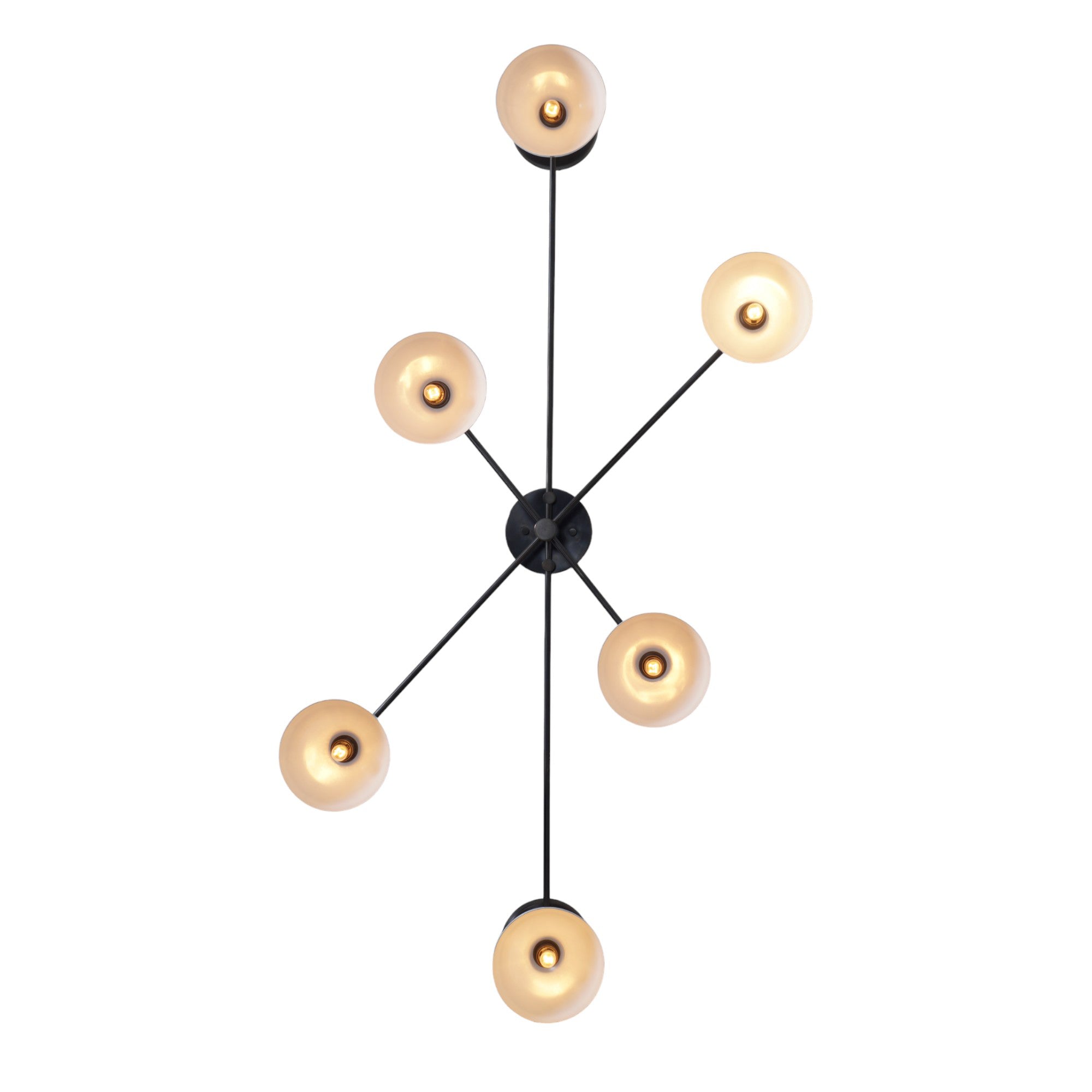 Boliver 6 Brass Wall Sconce - Doozie Light Studio