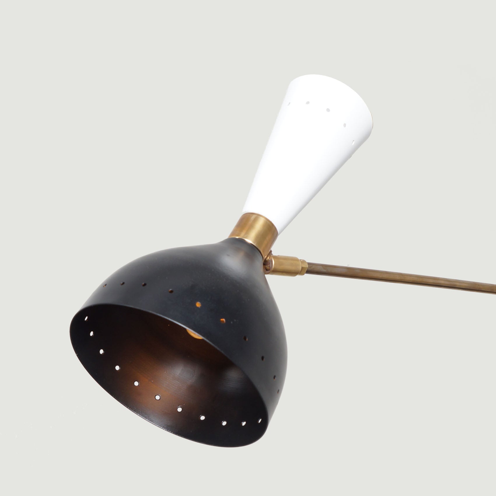 Articulated Arm Brass Diabola Wall Lamp - Doozie Light Studio