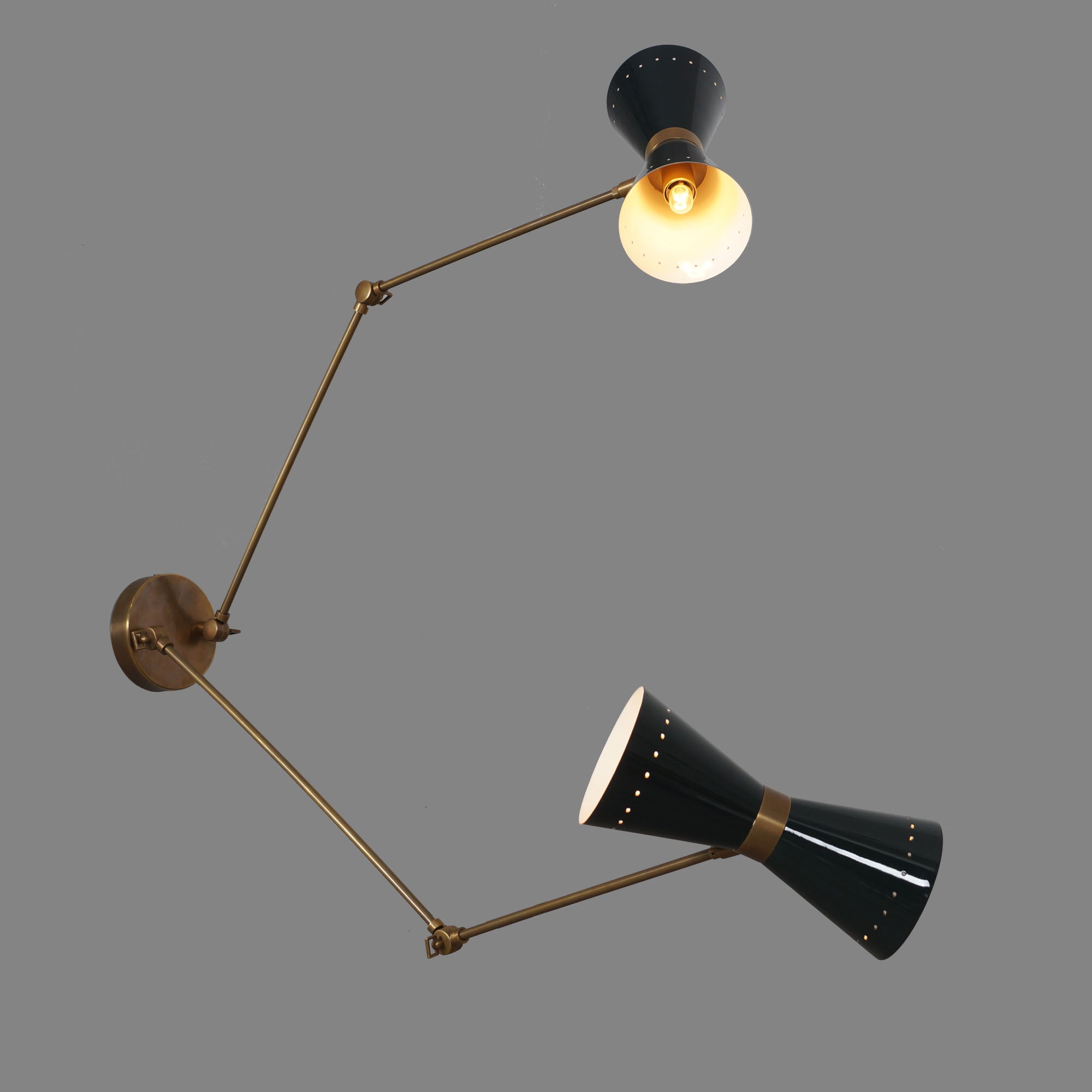 Modern Diabolo Sconce Stilnovo Style, Wall Light - Doozie Light Studio