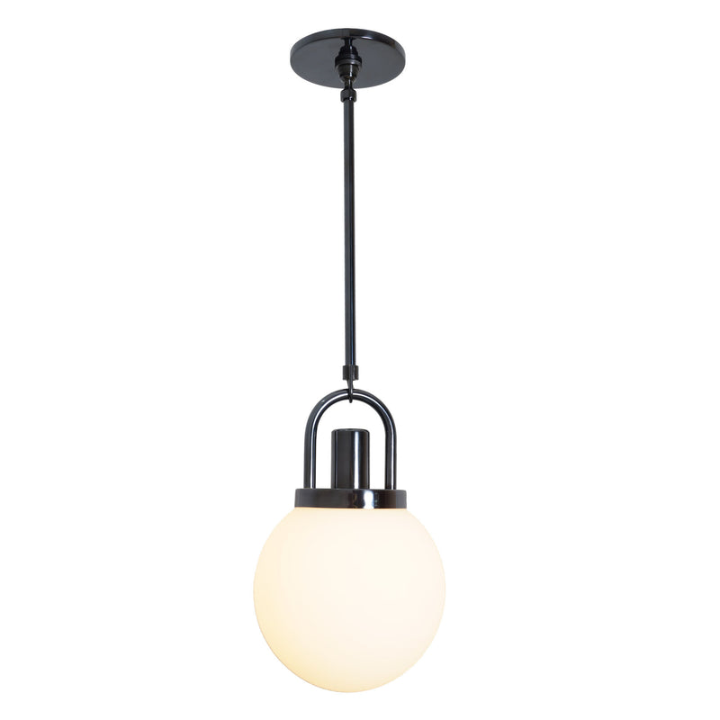 Contemporary Arc Globe Pendant 8"
