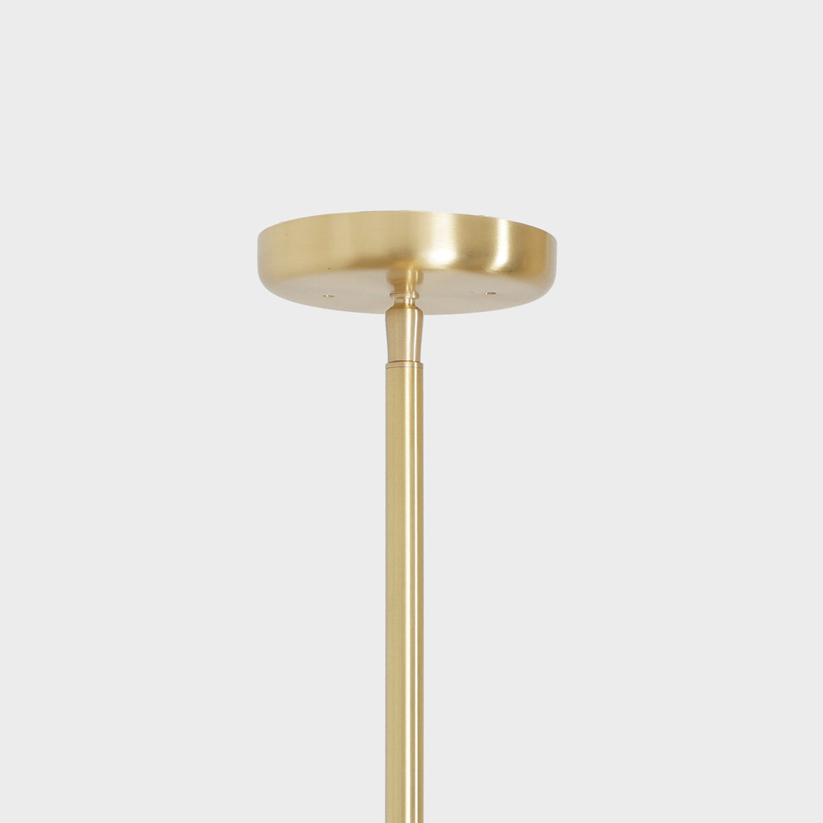 2 Globes Modern Brass Stem Pendant Chandelier Light Fixture - Doozie Light Studio