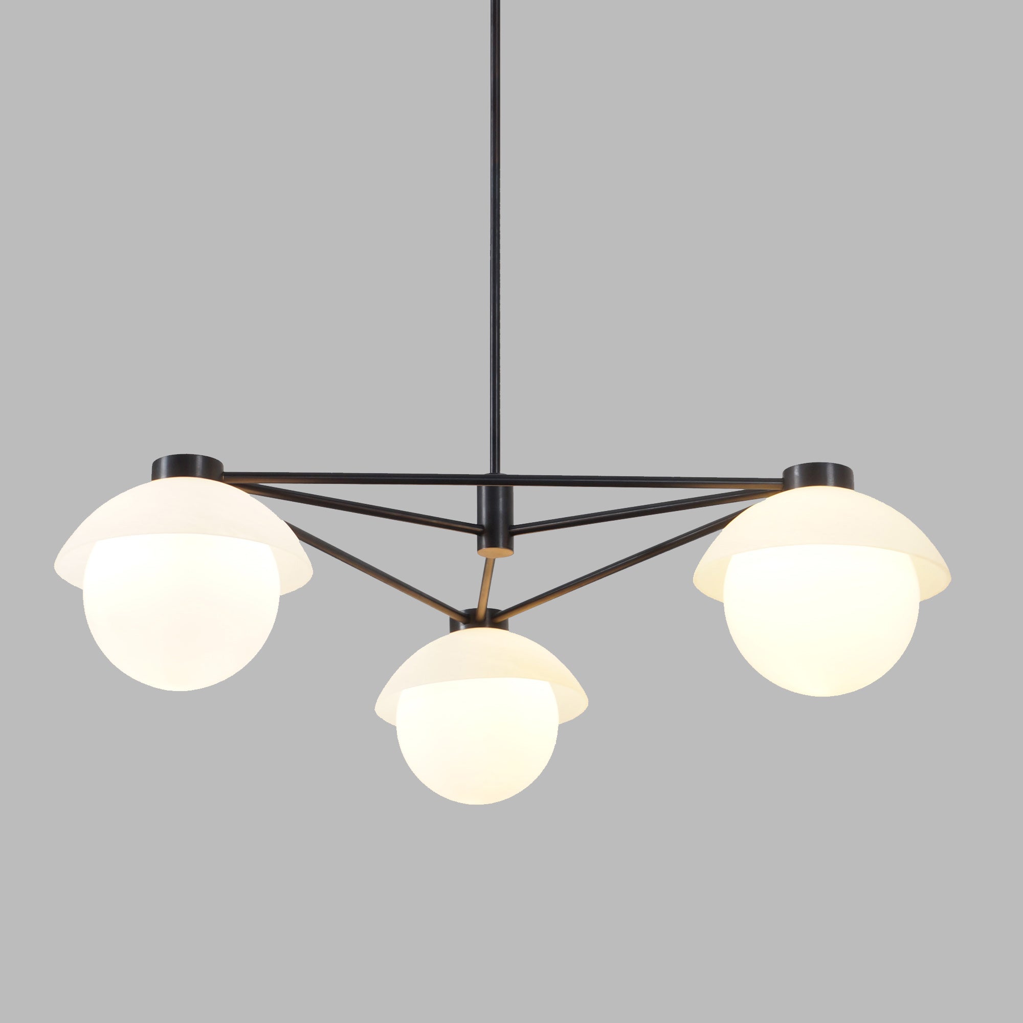 Handcrafted Modern Brass 3 Surface CASA Pendant Light Fixture - Doozie Light Studio
