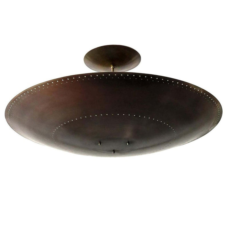 6 Light Stilnovo Style Disk Flush mount Ceiling Light