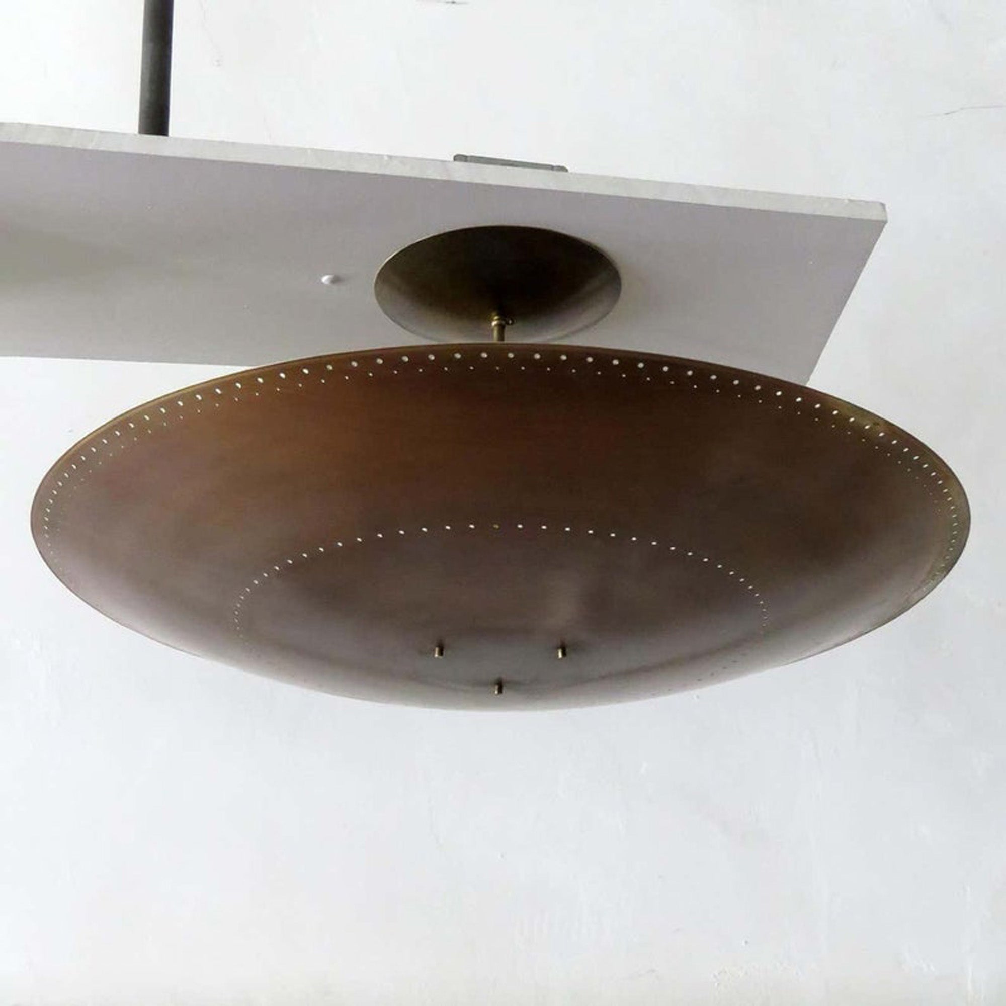 6 Light Stilnovo Style Disk Flush mount Ceiling Light - Doozie Light Studio