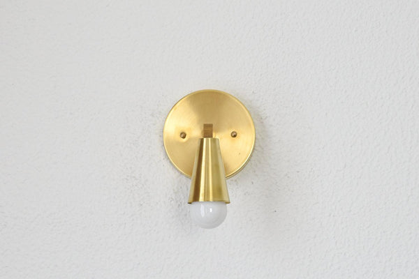 Wall Sconce Single Cone Light Vanity Lamp - Doozie Light Studio