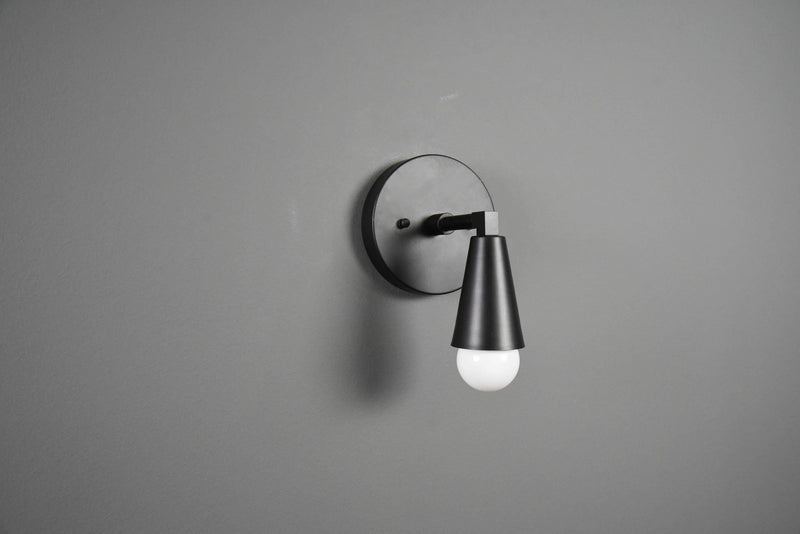 Wall Sconce Single Cone Light Vanity Lamp - Doozie Light Studio