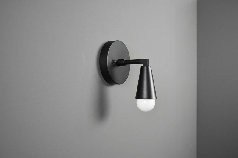 Wall Sconce Single Cone Light Vanity Lamp - Doozie Light Studio