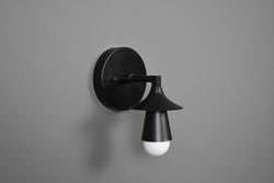 Modern Brass Wall Sconce Single Cone Light Vanity Lamp - Doozie Light Studio
