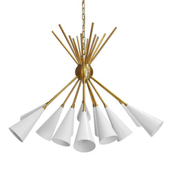 Modern Handmade Garland Sputnik Brass Chandelier