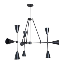 Trigon 9 - Brass Chandelier