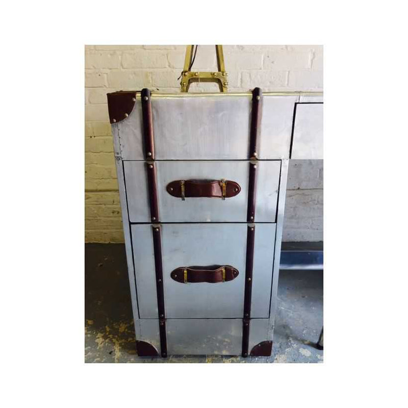 Aviator Leather Desk