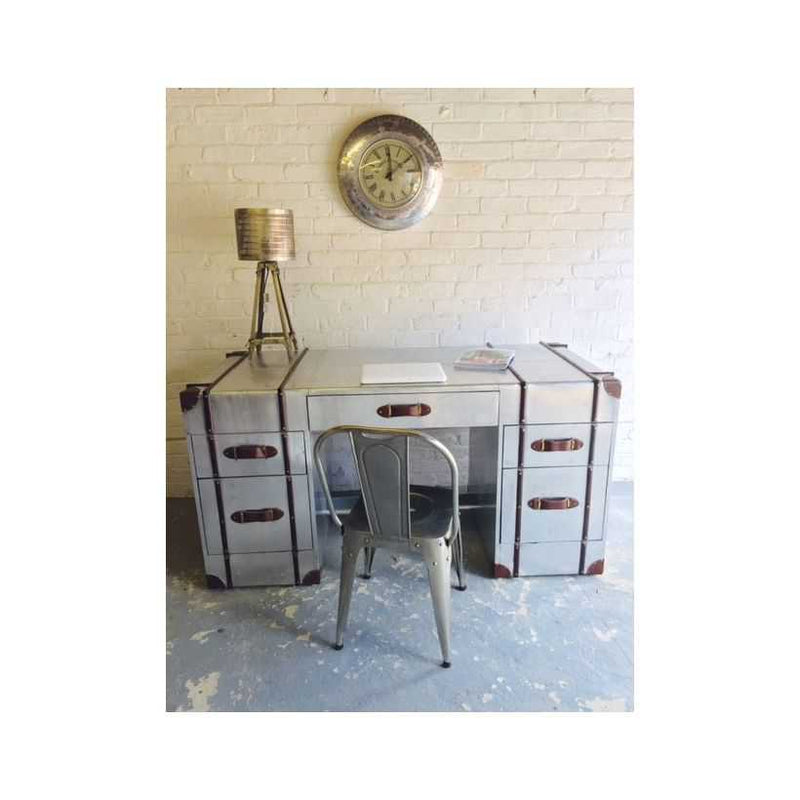 Aviator Leather Desk