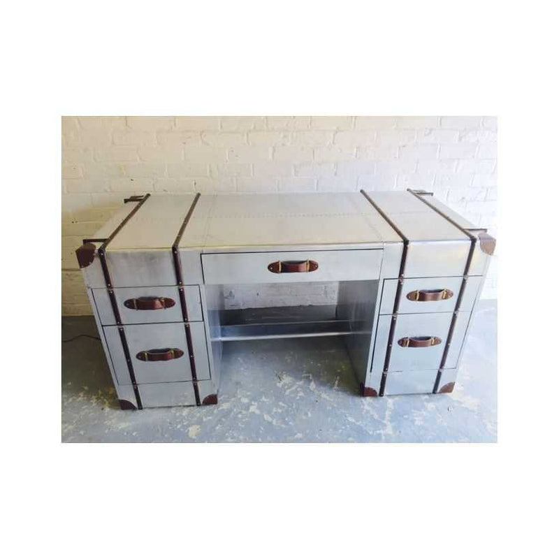 Aviator Leather Desk
