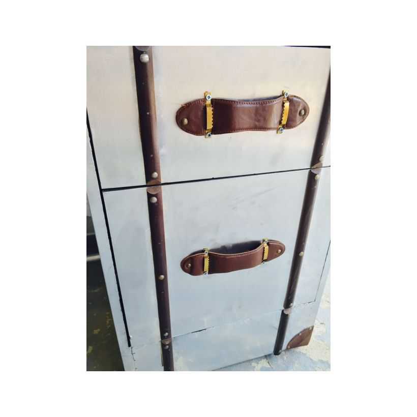 Aviator Leather Desk - Doozie Light Studio