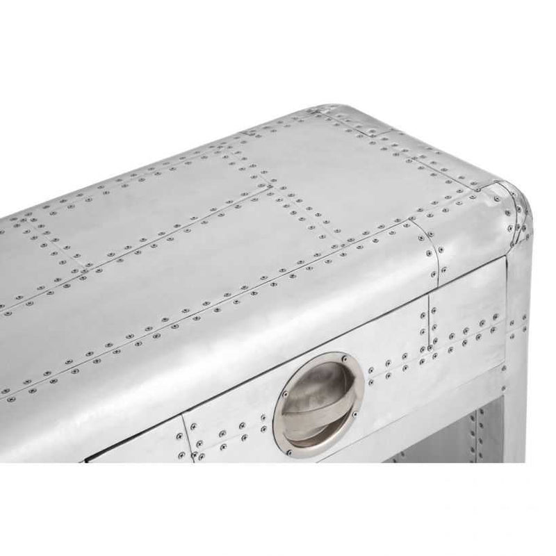 Aviator Silver Console Table