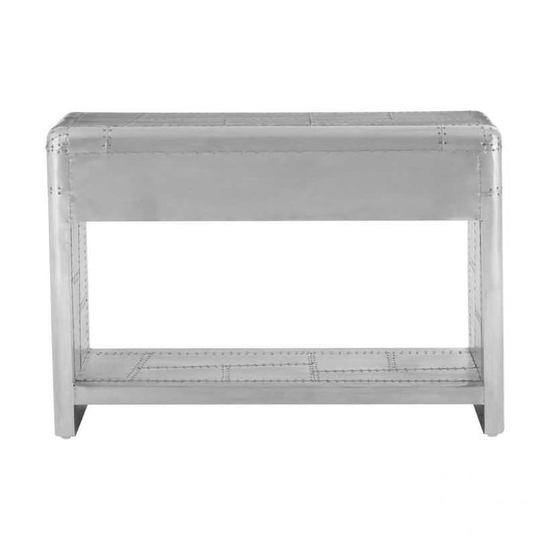 Aviator Silver Console Table