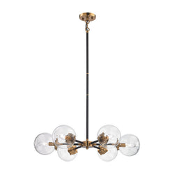 URBAN GLOBE RADIAL CHANDELIER - 6 LIGHT