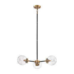 URBAN GLOBE RADIAL CHANDELIER - 3-LIGHT