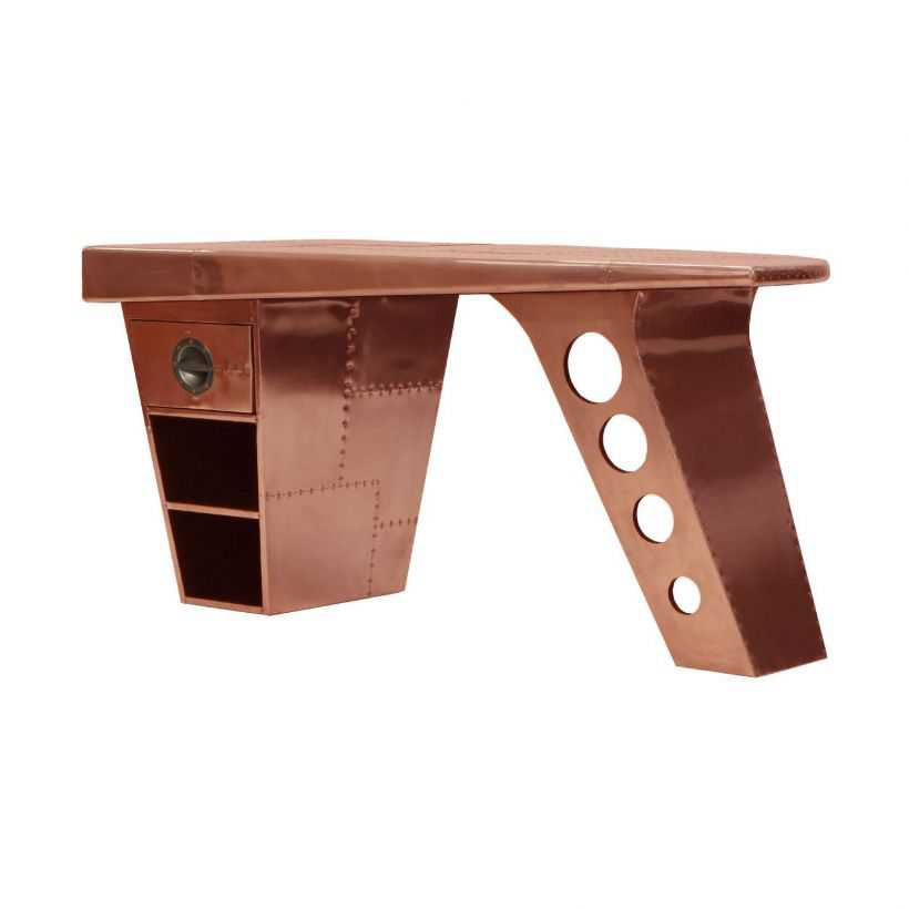 Copper Spitfire Wing Desk - Doozie Light Studio