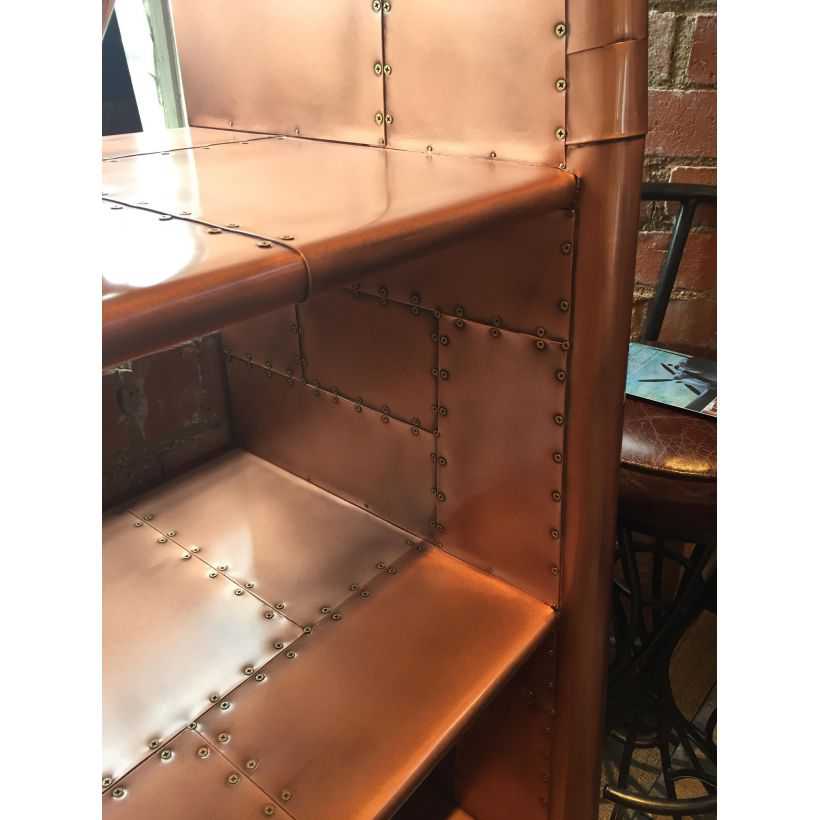 Spitfire Copper Bookcase - Doozie Light Studio