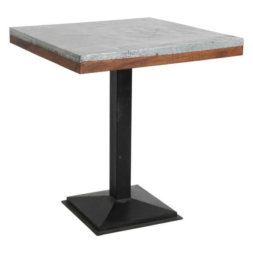 Zinc Topped Dining Table - Doozie Light Studio