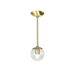 Glass Globe Pendant 6" - Doozie Light Studio
