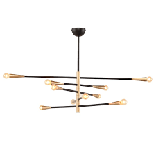 Modern Handcrafted Brass 10 Lights Orion Sputnik Chandelier