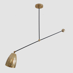 Modern Brass Counter Balance Pendant Lamp
