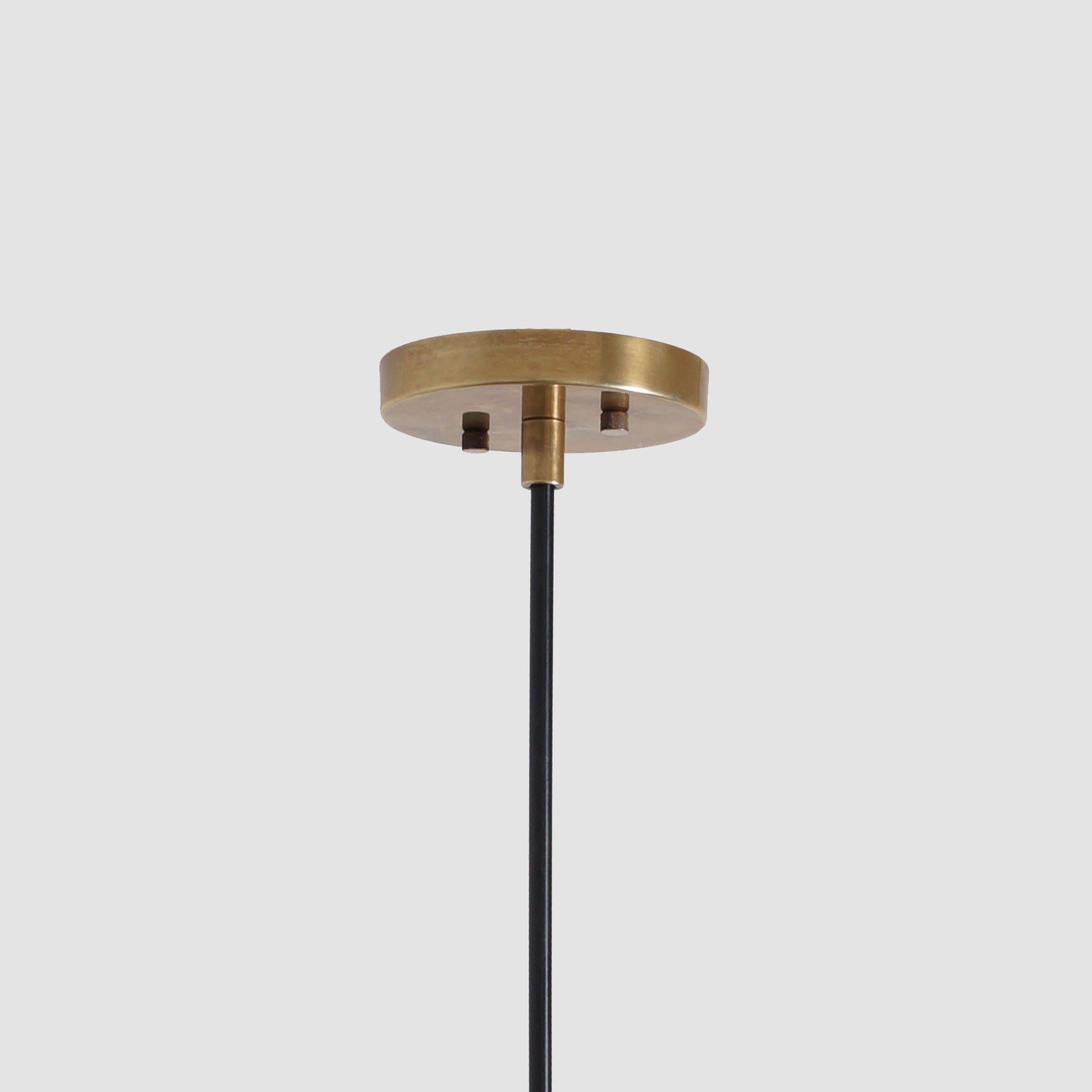 Modern Brass Counter Balance Pendant Lamp - Doozie Light Studio