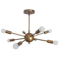 Brass Sputnik Chandelier 8 Light Sputnik Pendant Light
