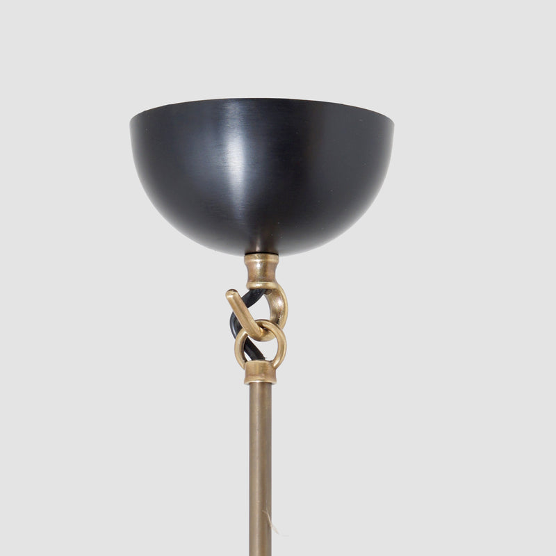 Stilnovo Multi Color Mid Century Italian Brass Sputnik Chandelier